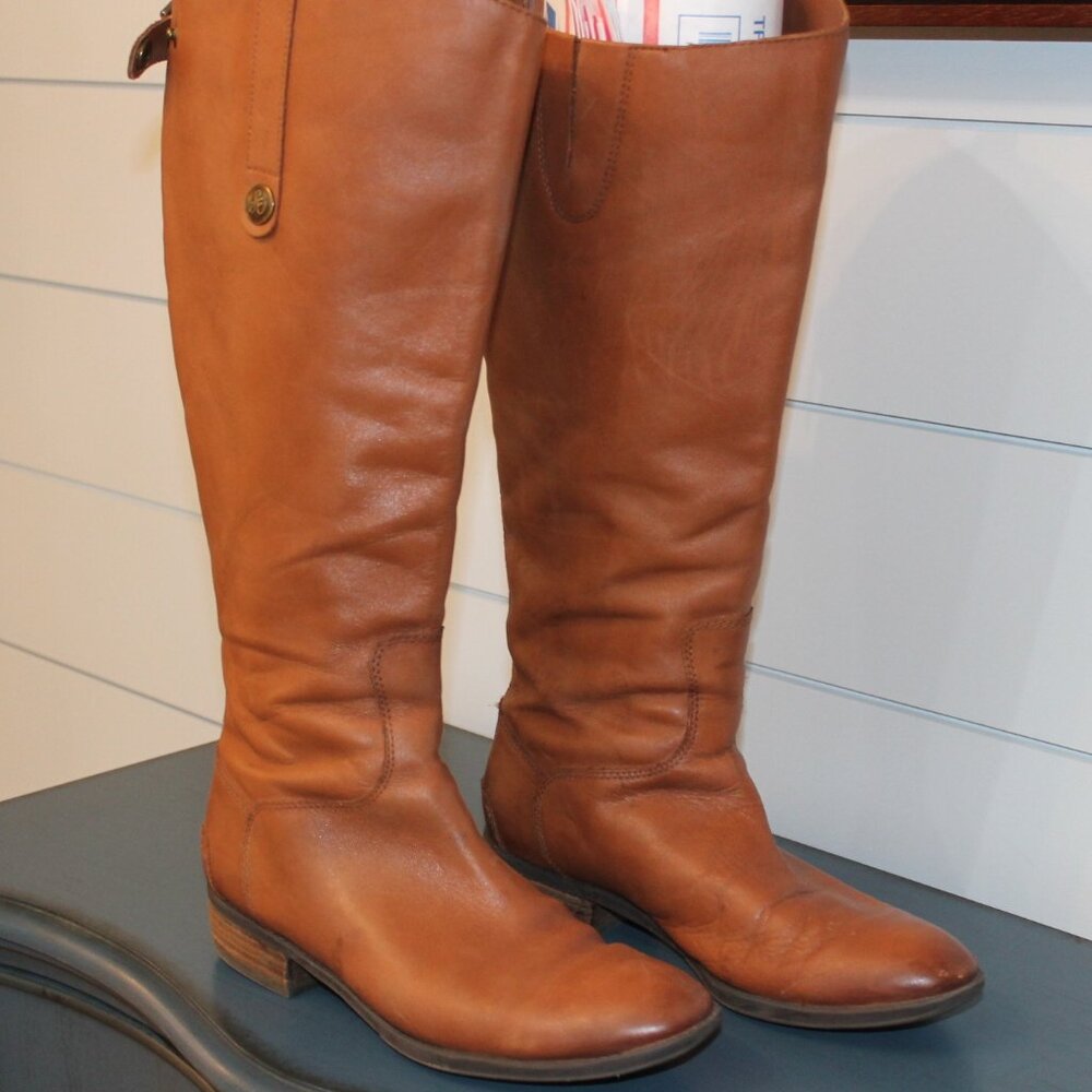Sam Edelman Riding Leather boots, Size 8 Womens